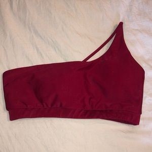 One shoulder bikini top